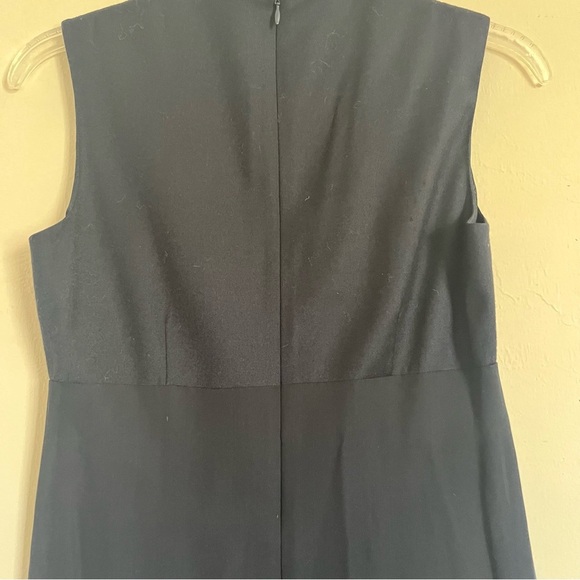 Maison Martin Margiela Paris Navy Blue Silk Cashmere Blend Pleated Skirt Dress 6 - Picture 12 of 16